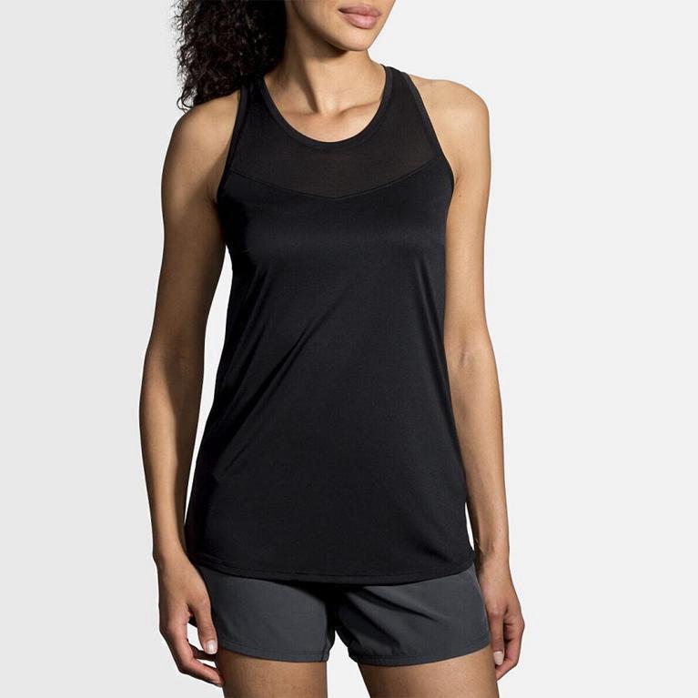 Brooks Stealth Women's Running Tank Top UK Online - Grey (MTIUL5491)